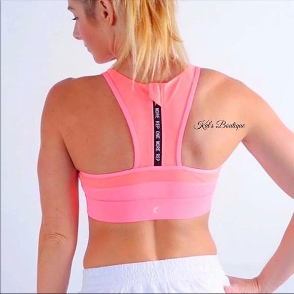 (NWT) ZYIA Active Women’s All Star Sports Bra in Coral, Small - Picture 2 of 12